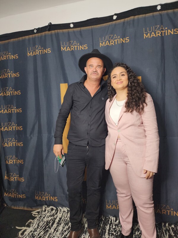 Tyrone Azevedo e Cantora Luiza Martins - Foto: Gente Bonita 